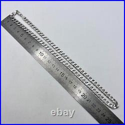 Vintage Sterling Silver 925 Women's Men's Jewelry Chain Necklace Marked 30 gr