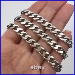 Vintage Sterling Silver 925 Women's Men's Jewelry Chain Necklace Marked 30 gr