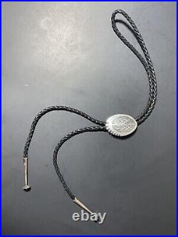 Vintage Sterling Silver Bolo Tie Marked Arrow GIBB