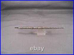 Vintage Sterling Silver Dip Pen-marked sterling with J in center of diamond