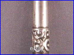 Vintage Sterling Silver Dip Pen-marked sterling with J in center of diamond