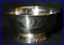 Vintage Sterling Silver Paul Revere Reproduction Bowl w Hall Marks 5 3/4 D 7 Oz