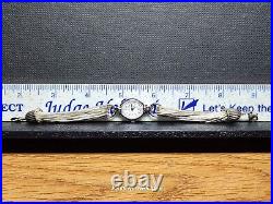 Vintage Sterling Silver Woman's Watchband Multistrand Marked/Tested+