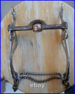 Vintage Sterling Silver marked Star Vogt Iron Mouth Horse Show Bit