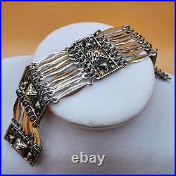 Vintage TAXCO Sterling Silver 925 Marked Bracelet