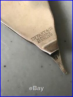 Vintage Tiffany & Co. Makers Sterling Silver Leaf Book Mark Super Detailed
