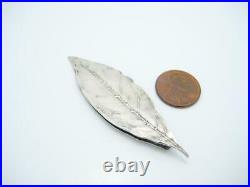 Vintage Tiffany & Co. Sterling Silver Audubon Collection Leaf Book Mark Clip A