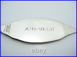 Vintage Tiffany & Co. Sterling Silver Audubon Collection Leaf Book Mark Clip A