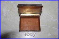 Vintage Tiffany & Co. Sterling Silver Cigarette Box Marked N. J. C