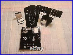 Vtg 31 Pc Mixed Lot ESTATE Sterling 925 Jewelry All Wearable & Marked 202 grams