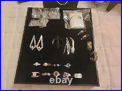 Vtg 31 Pc Mixed Lot ESTATE Sterling 925 Jewelry All Wearable & Marked 202 grams