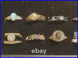 Vtg 31 Pc Mixed Lot ESTATE Sterling 925 Jewelry All Wearable & Marked 202 grams