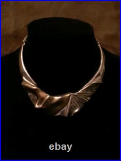 Vtge 925 Sterling Silver Not Choker Necklace Y2K Marked