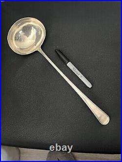 WS William Seaman English Sterling Silver Ladle 13.5 170g Lion Mark