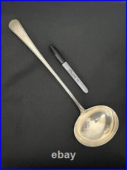 WS William Seaman English Sterling Silver Ladle 13.5 170g Lion Mark