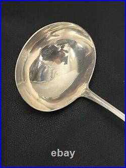 WS William Seaman English Sterling Silver Ladle 13.5 170g Lion Mark