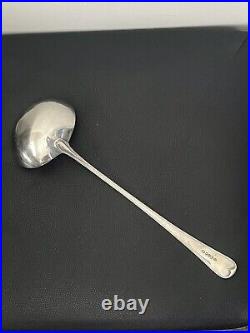 WS William Seaman English Sterling Silver Ladle 13.5 170g Lion Mark