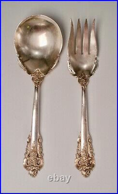 Wallace Grande Baroque Sterling 92pc Service for 12 Old Stag Mark No Monograms