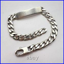 Women Bracelet Jewelry Vintage Chain Sterling Silver 925 Men's Fashion Marked