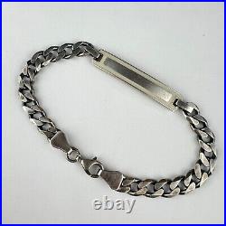 Women Bracelet Jewelry Vintage Sterling Silver 925 Men Chain Fashion Gift Marked